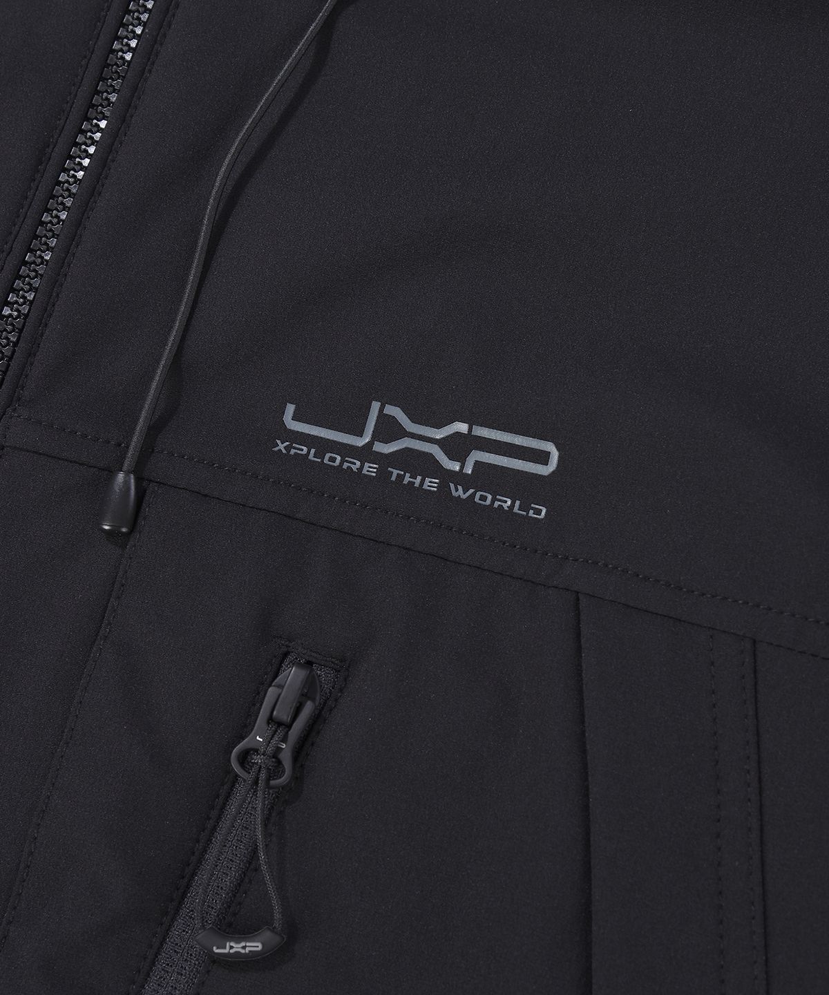 제이엑스피(JXP) Chest Pocket Windbreaker Jacket (JR1JPU273BK)
