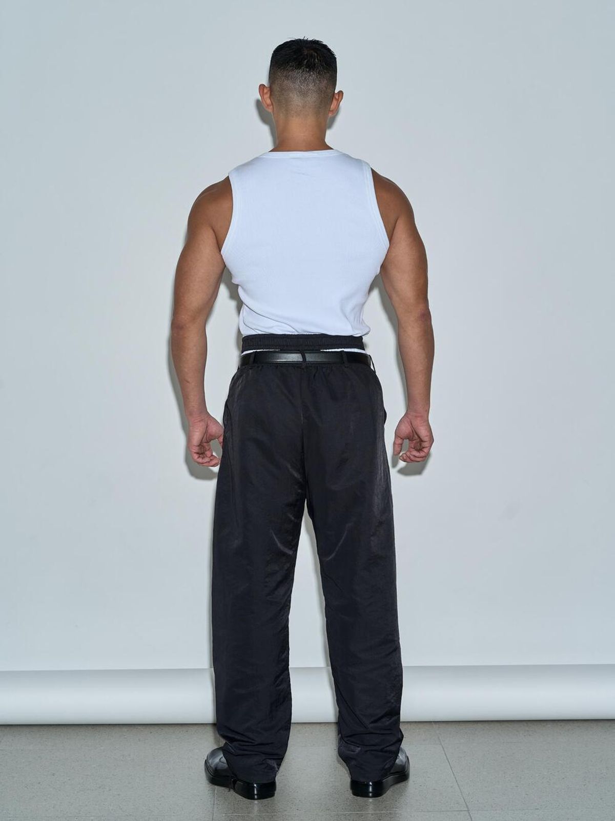 아웃오브(OUTOF) Doulble Band Nylon Pant