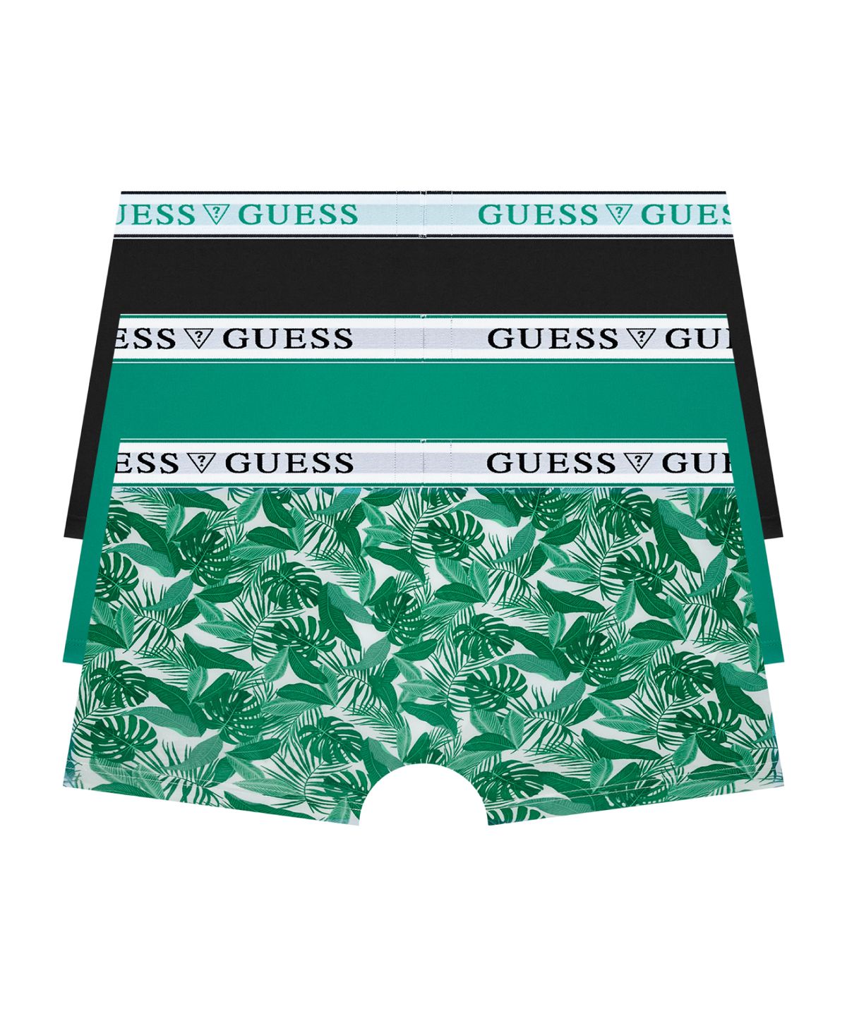 게스언더웨어(GUESS UNDERWEAR) 리프 믹스 드로즈 세트 3PACK (DNV/GY/LGY)