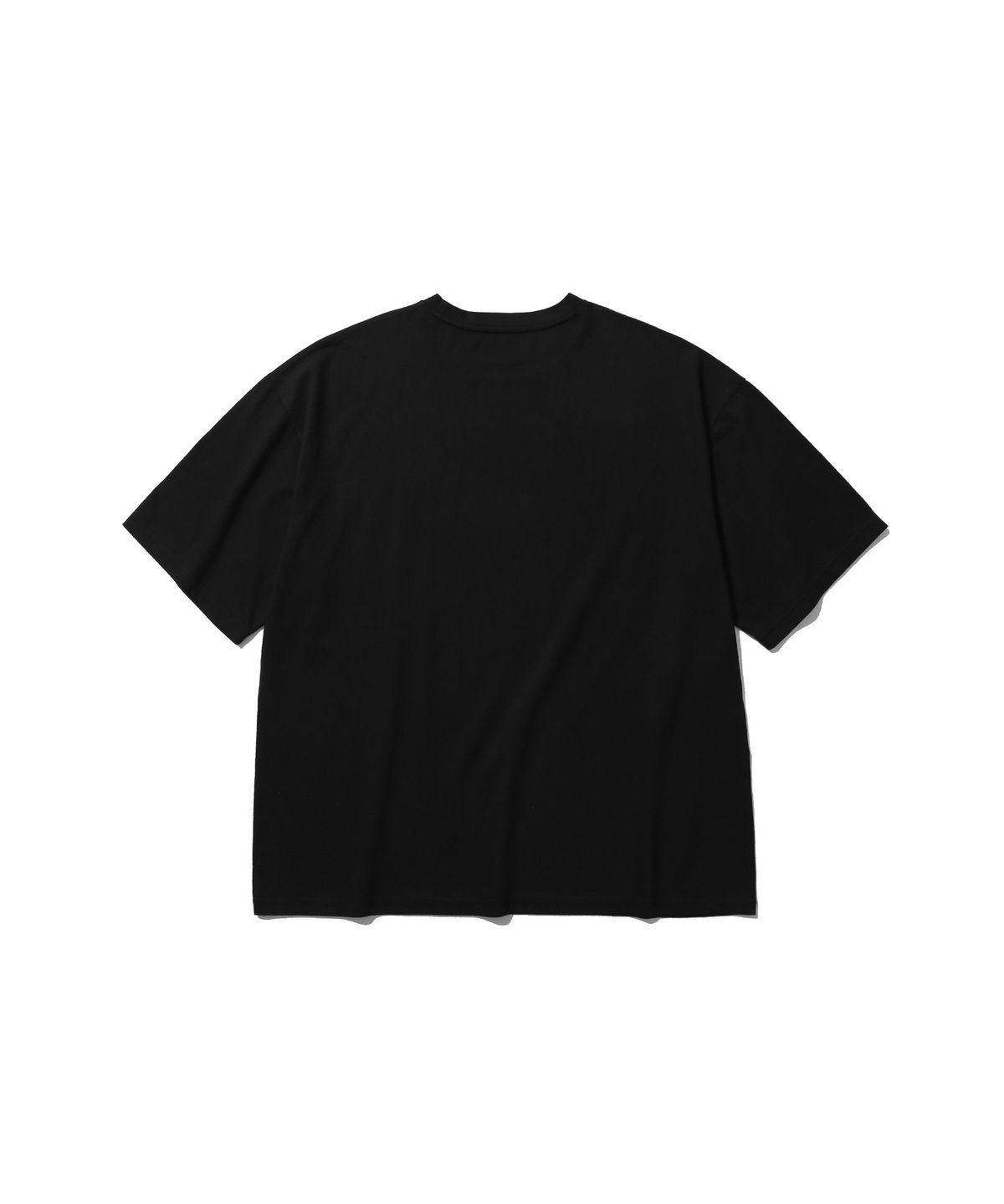 앵글런(ANGLAN) Essential Layer Half Tee - Black