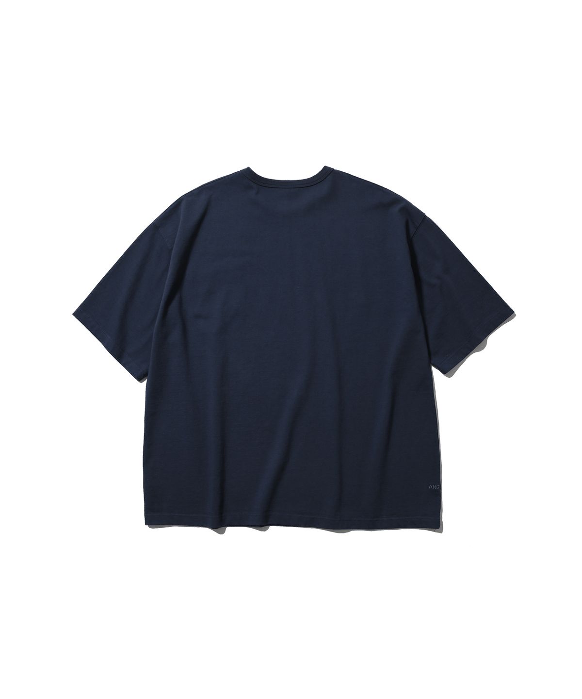 앵글런(ANGLAN) Essential Pocket Half Tee - Navy