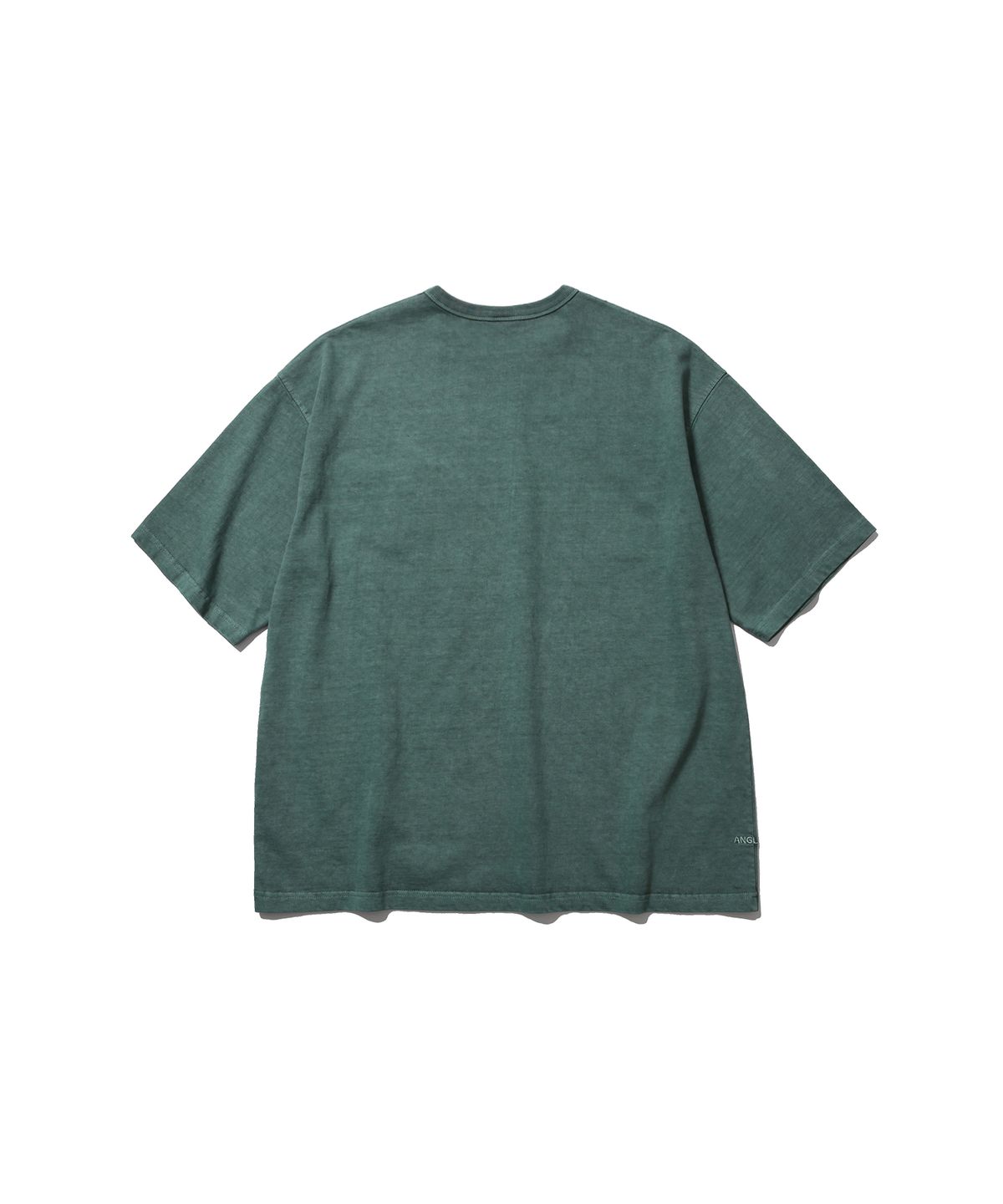 앵글런(ANGLAN) Essential Pocket Half Tee - Green