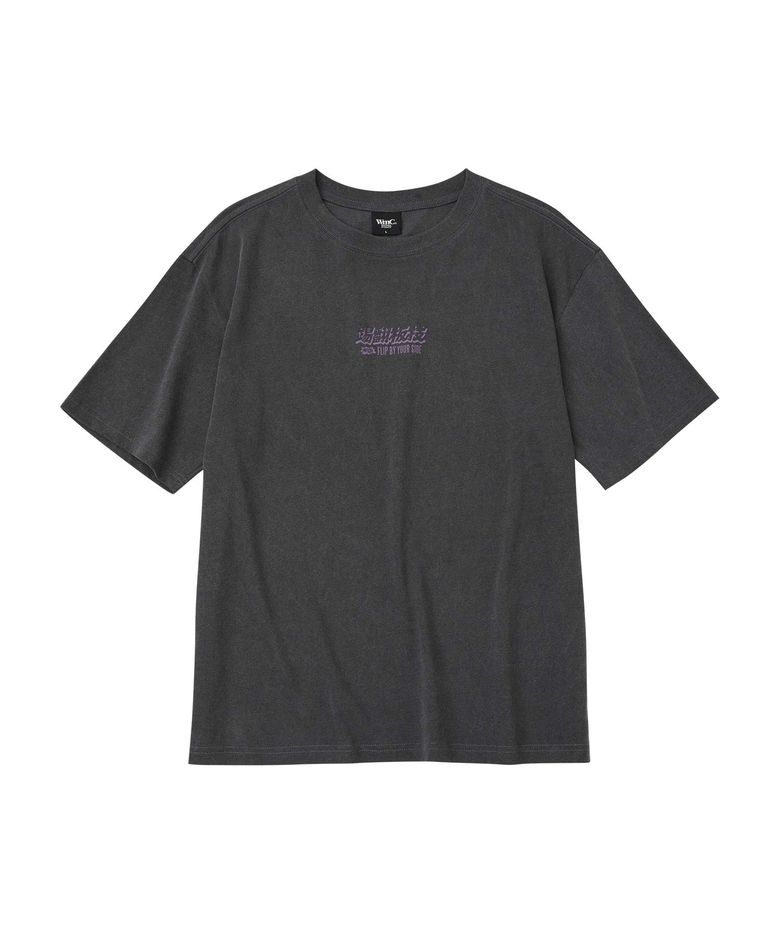 SKATEBOARD 티셔츠 (CHARCOAL GREY/YELLOW)