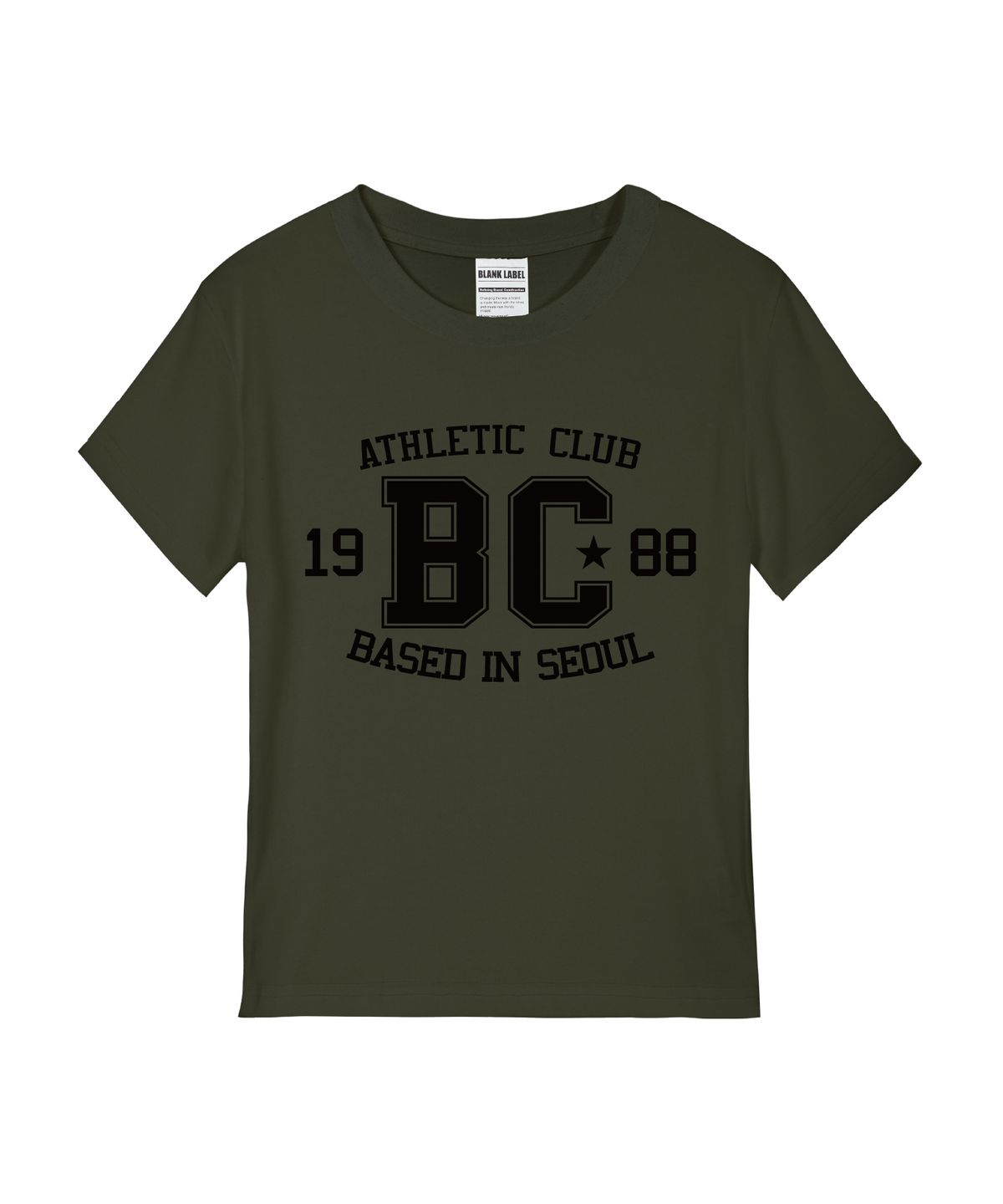 본챔스(BORN CHAMPS) [4 COLORS] BC ATHLETIC CLUB 여성 스탠다드 반팔티셔츠