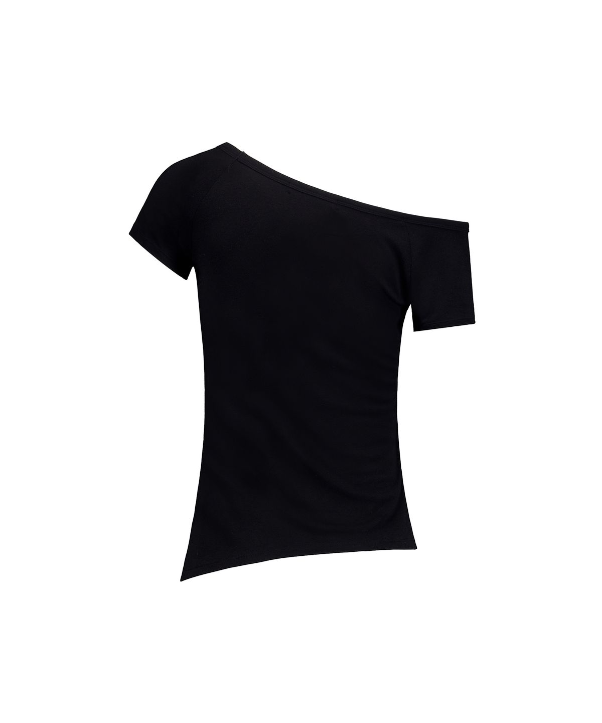 락케이크(ROCKCAKE) Off Shoulder Script Top - Black