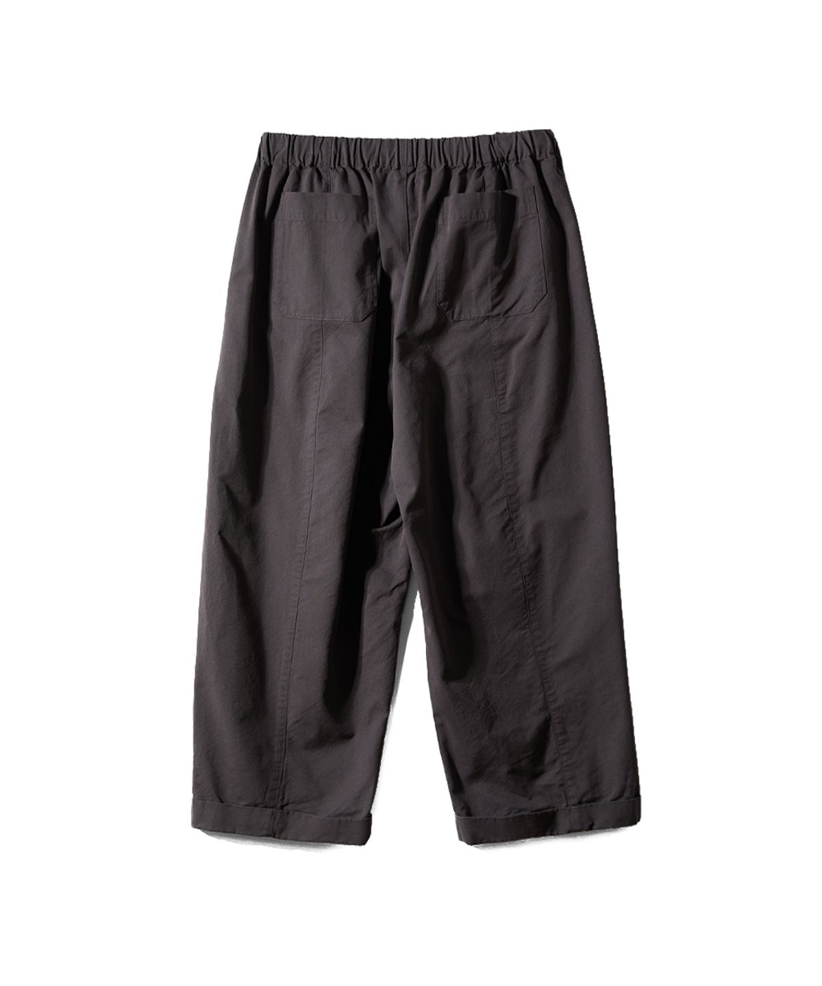 홀리선(HORLISUN) Blossom Curved Barrel Pants Charcoal