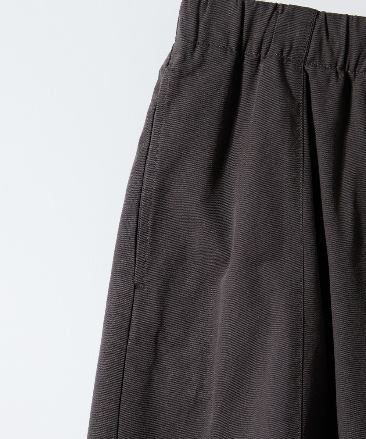 홀리선(HORLISUN) Blossom Curved Barrel Pants Charcoal
