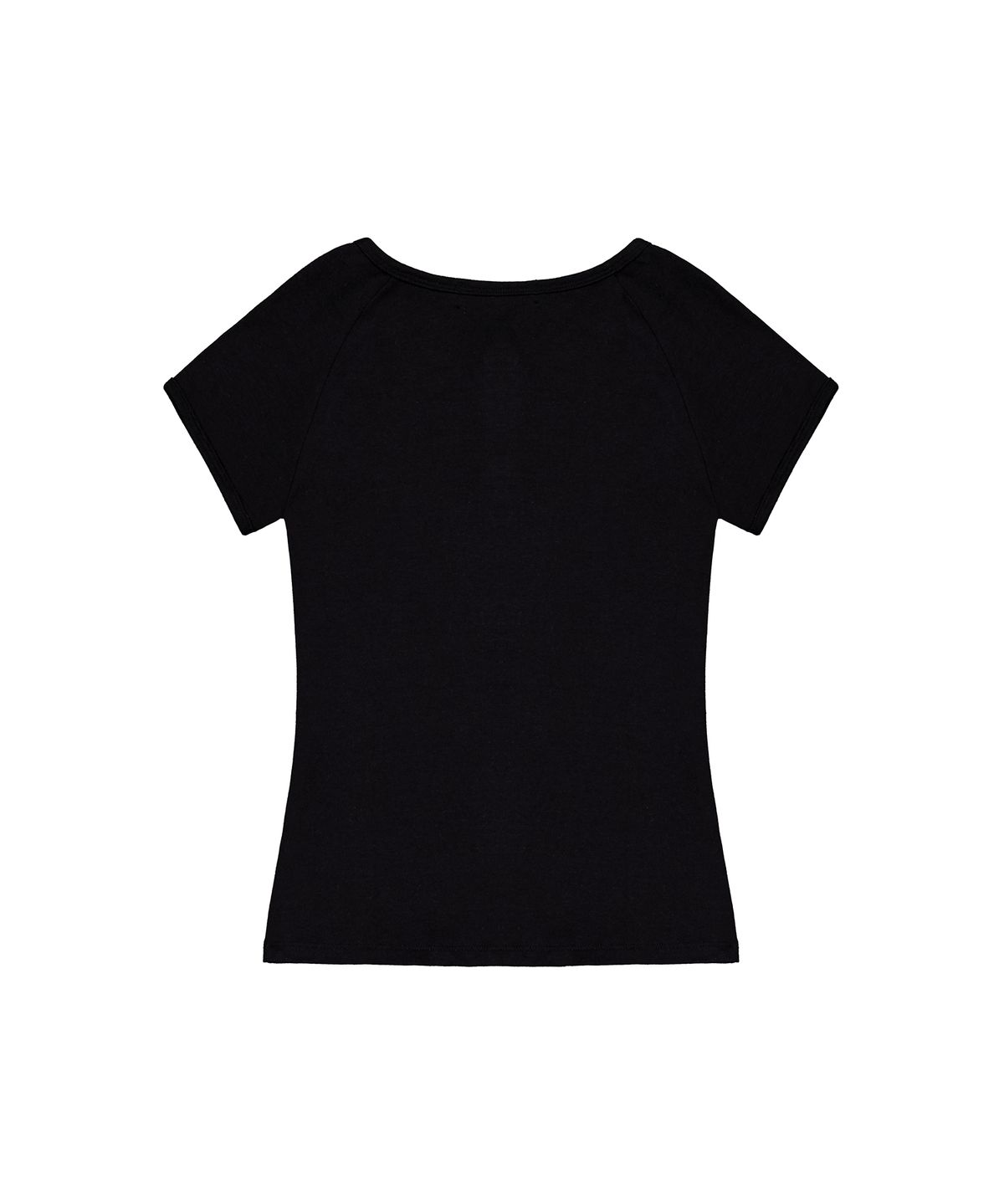 락케이크(ROCKCAKE) Raglan Henly Neck Top - Black
