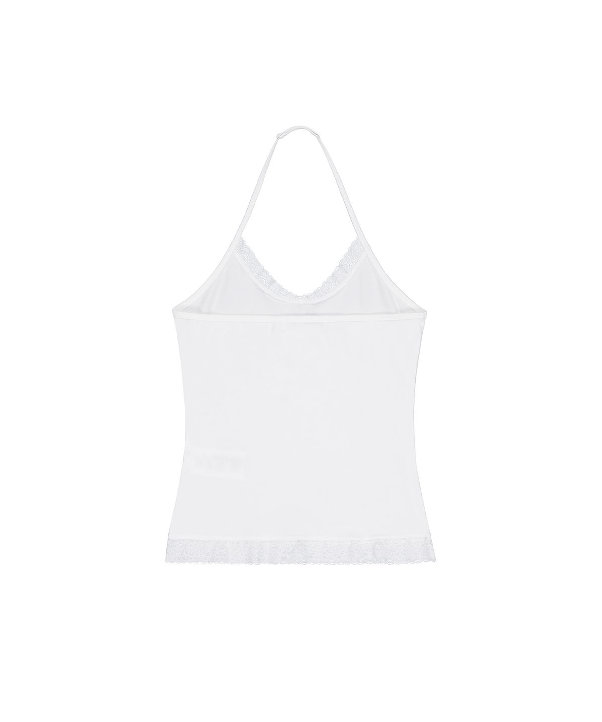 락케이크(ROCKCAKE) Lace Halter Sleeveless - White