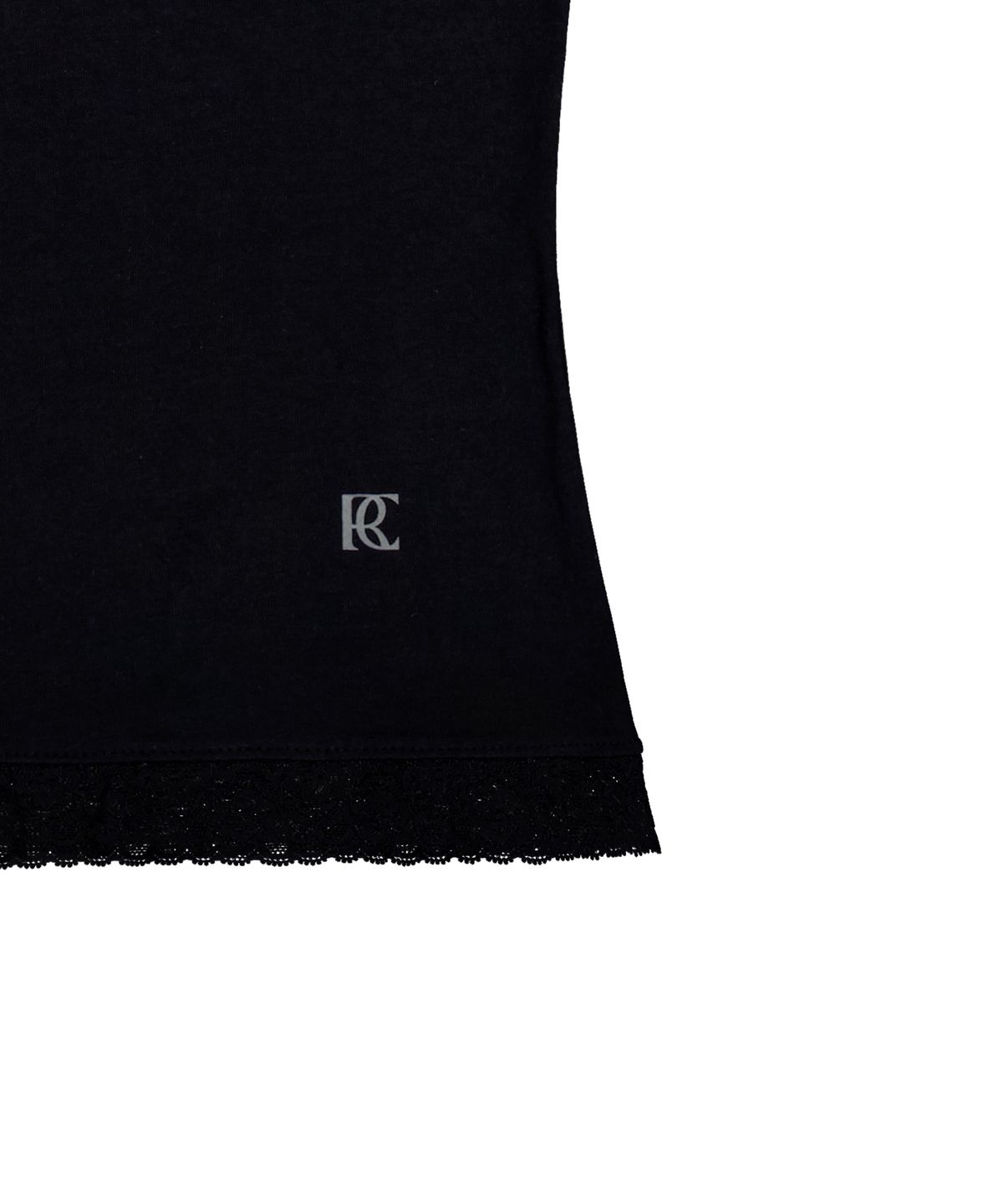락케이크(ROCKCAKE) Lace Halter Sleeveless - Black