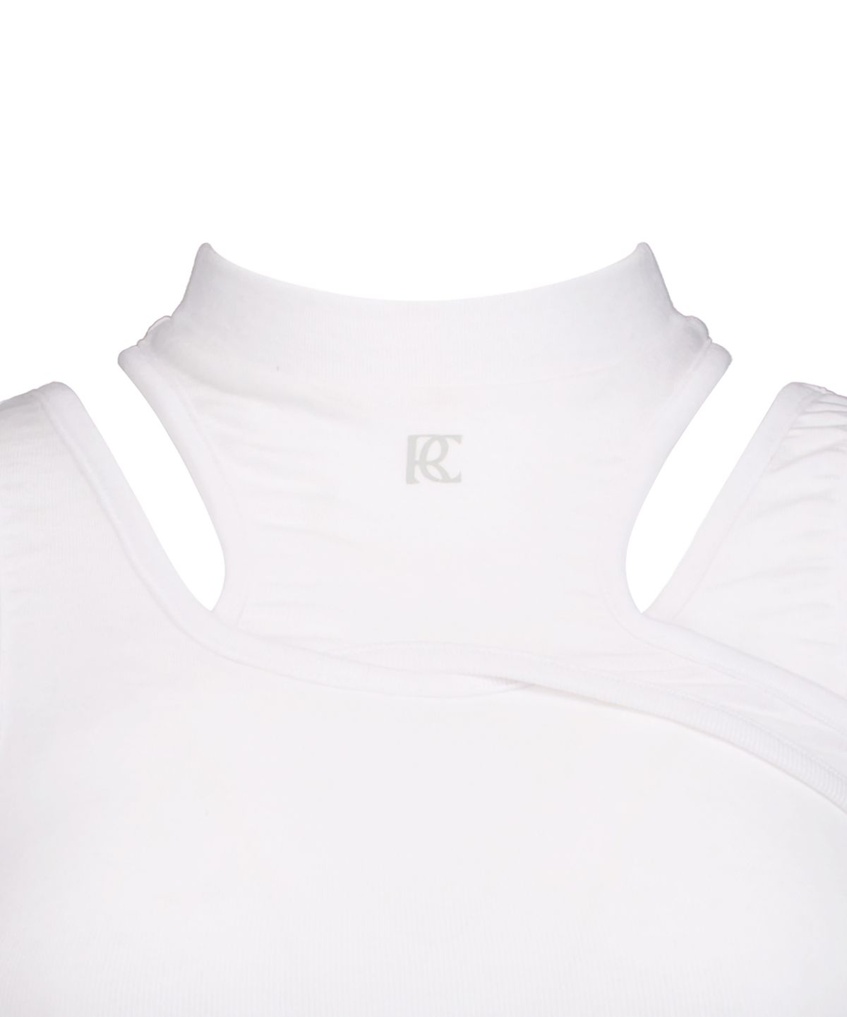 락케이크(ROCKCAKE) Overlap Tank Sleeveless - White