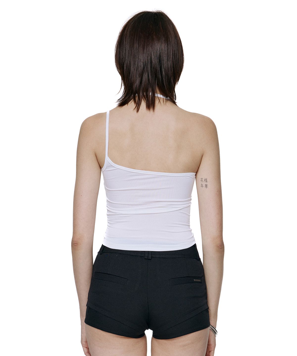 락케이크(ROCKCAKE) Slash Strap Sleeveless - White