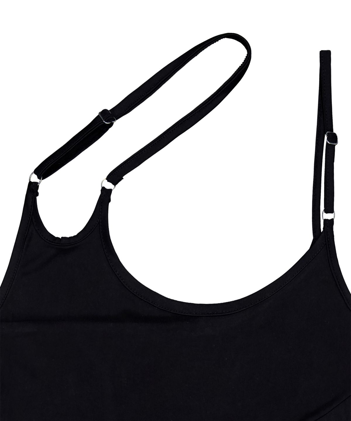락케이크(ROCKCAKE) Slash Strap Sleeveless - Black