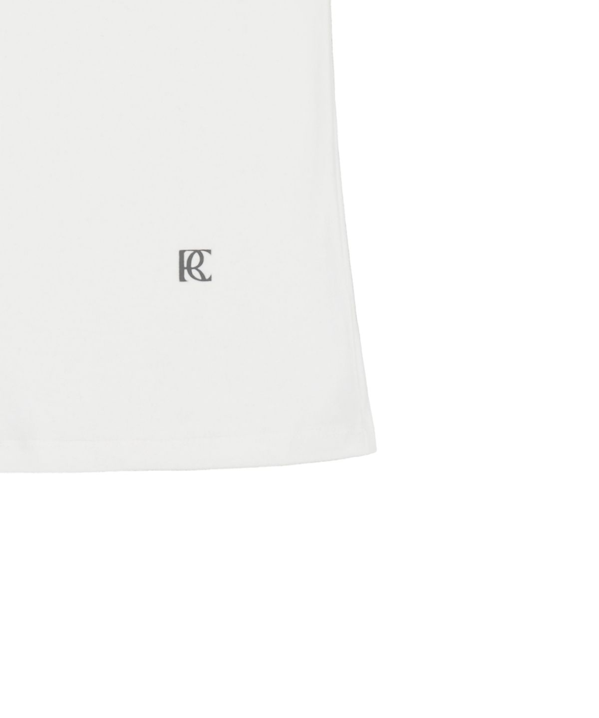 락케이크(ROCKCAKE) Contour Button Sleeveless - White