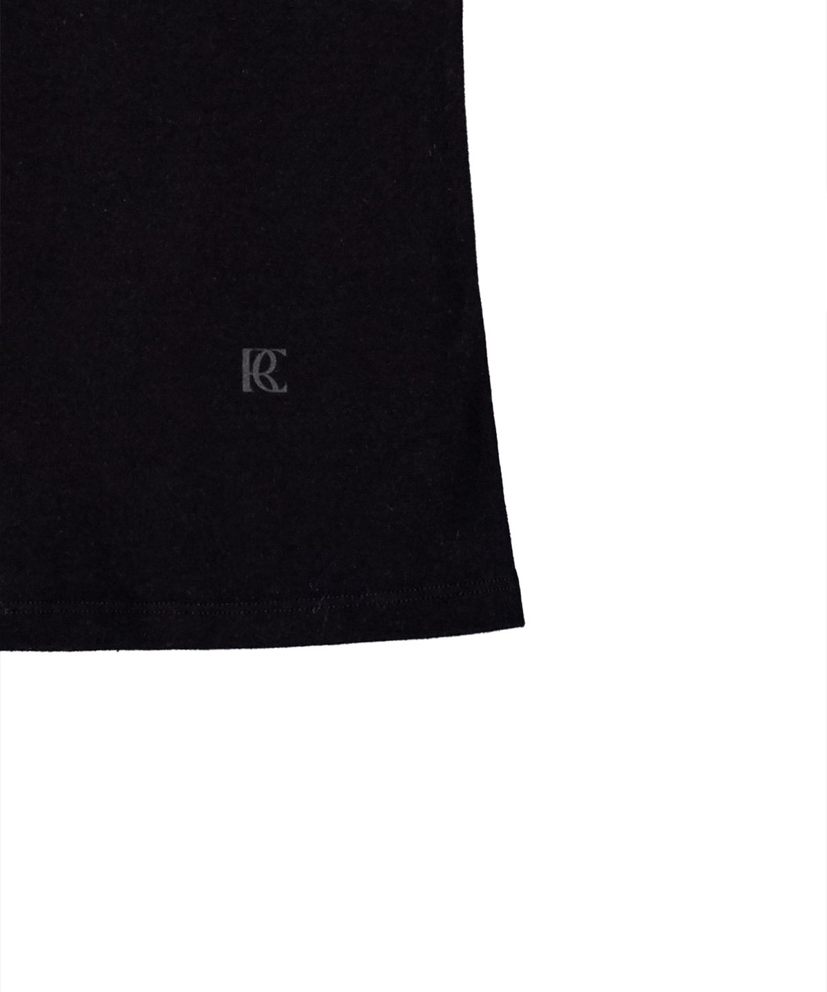 락케이크(ROCKCAKE) Contour Button Sleeveless - Black