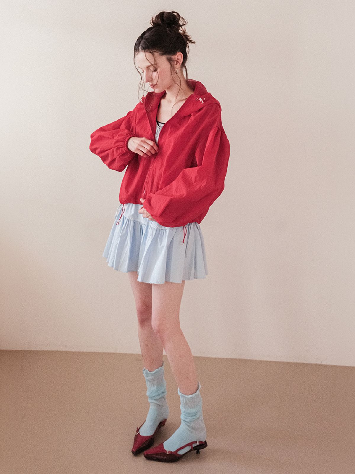 쿨키튼(KOOLKITTEN) 클라우드 소프트 볼륨 바람막이 3colors