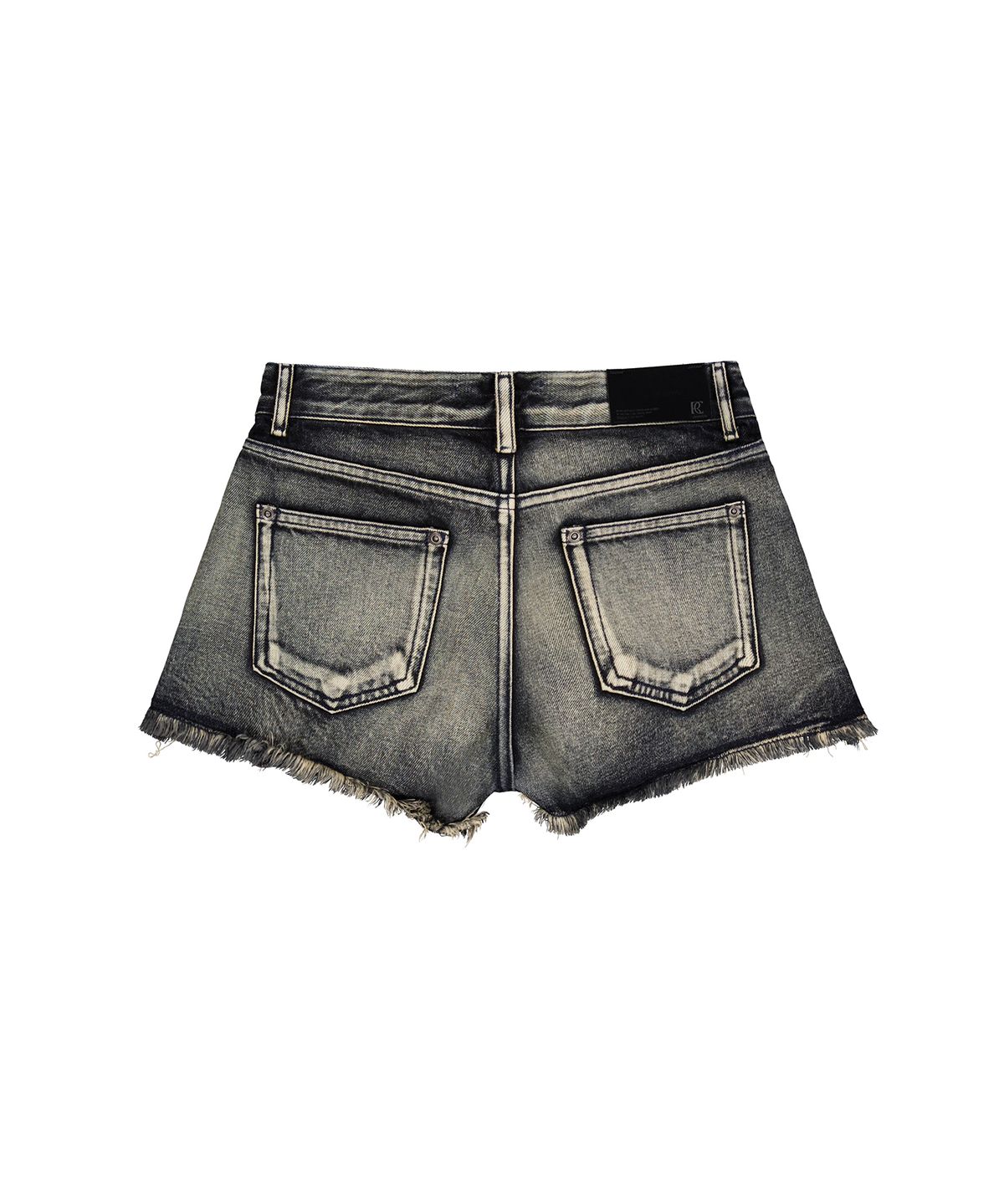 락케이크(ROCKCAKE) Damage Denim Shorts - Ash Blue
