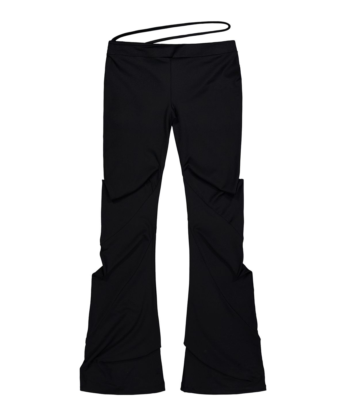 락케이크(ROCKCAKE) Leggings Flare Pants - Black