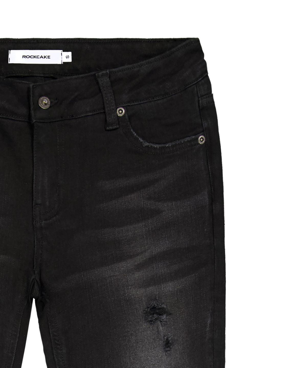 락케이크(ROCKCAKE) Layne Low Rise Bootcut Jeans - Black