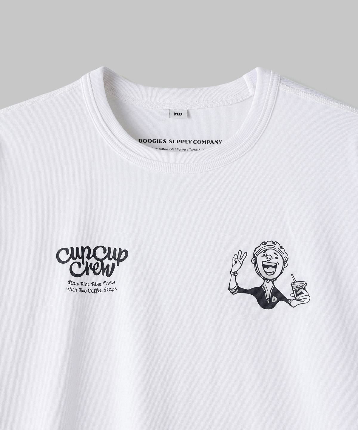 두기스 서플라이 컴퍼니(DOOGIES SUPPLY CO) Loose Short Sleeve CC Two Emblems Tee