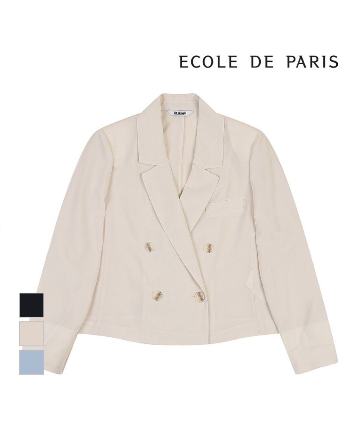 에꼴드파리(ECOLEDEPARIS) 모던 버튼디자인 자켓_RB34WJCM34Z