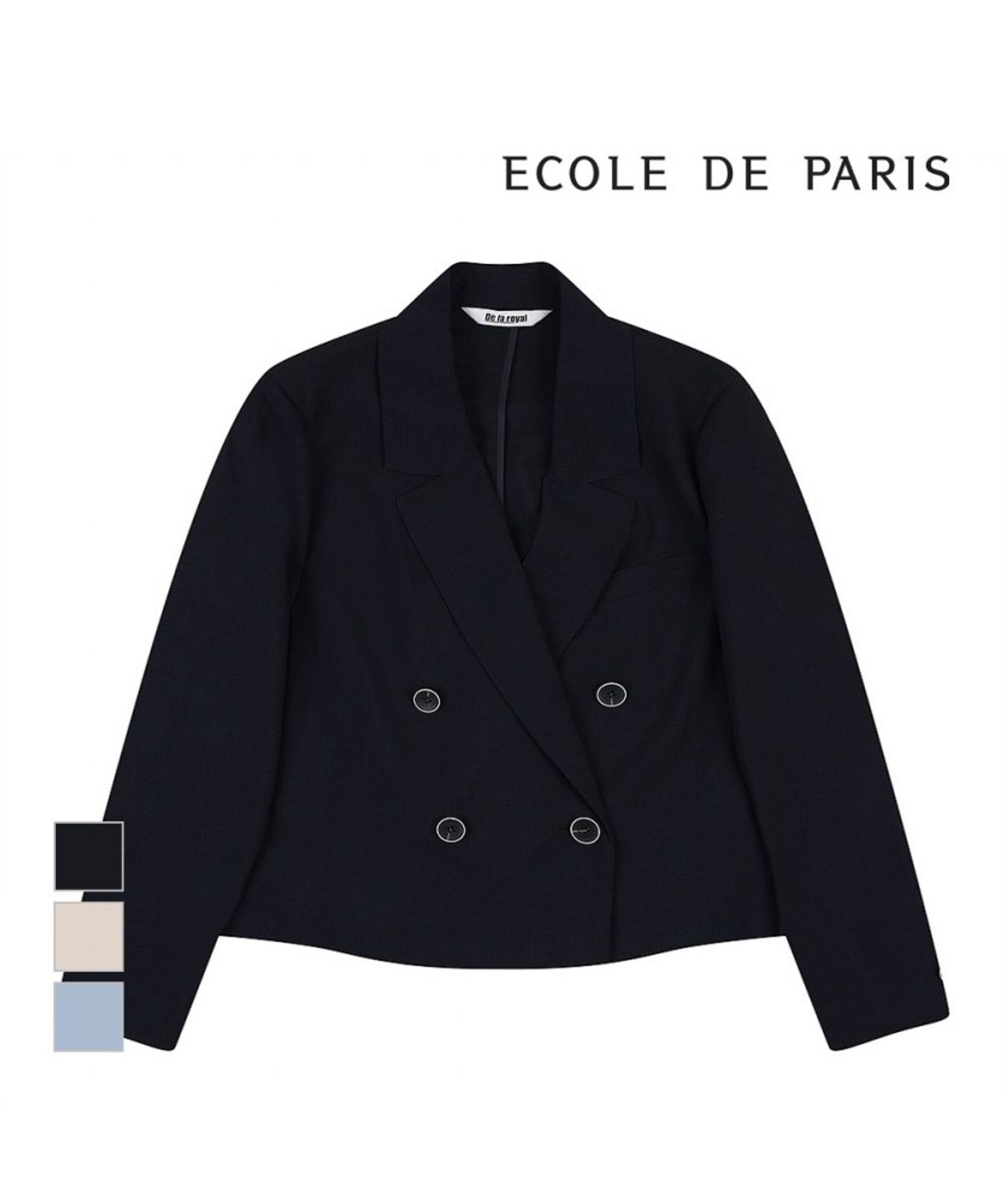 에꼴드파리(ECOLEDEPARIS) 모던 버튼디자인 자켓_RB34WJCM34Z