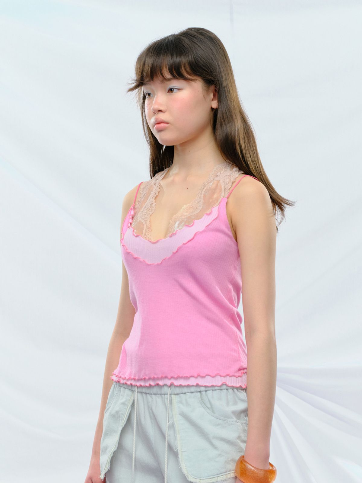 퓨레(PUREE) Mirage Tank Top Pink