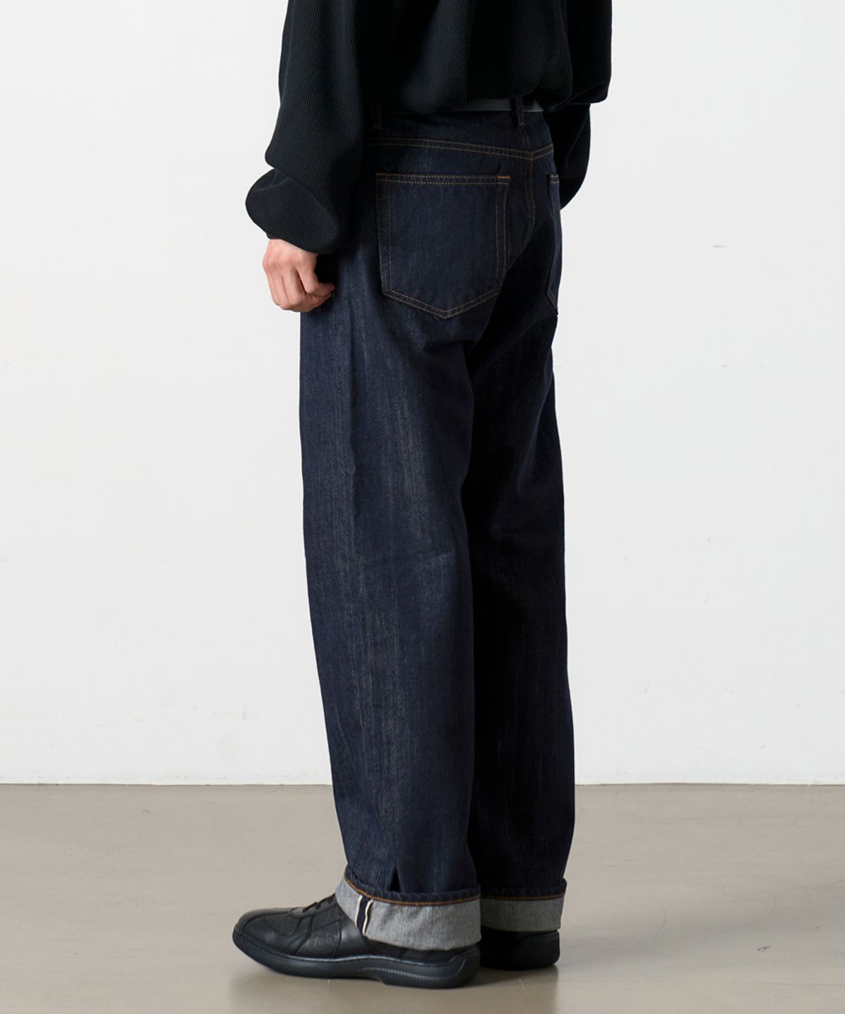 덴메이드(DENMADE) DEN0161 Non-Fade Selvedge Wide Fit (Indigo)