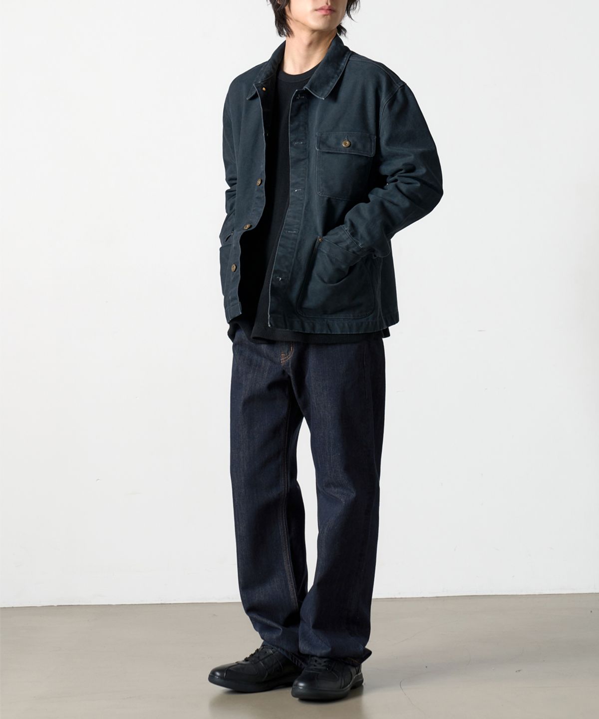 덴메이드(DENMADE) DEN0161 Non-Fade Selvedge Wide Fit (Indigo)