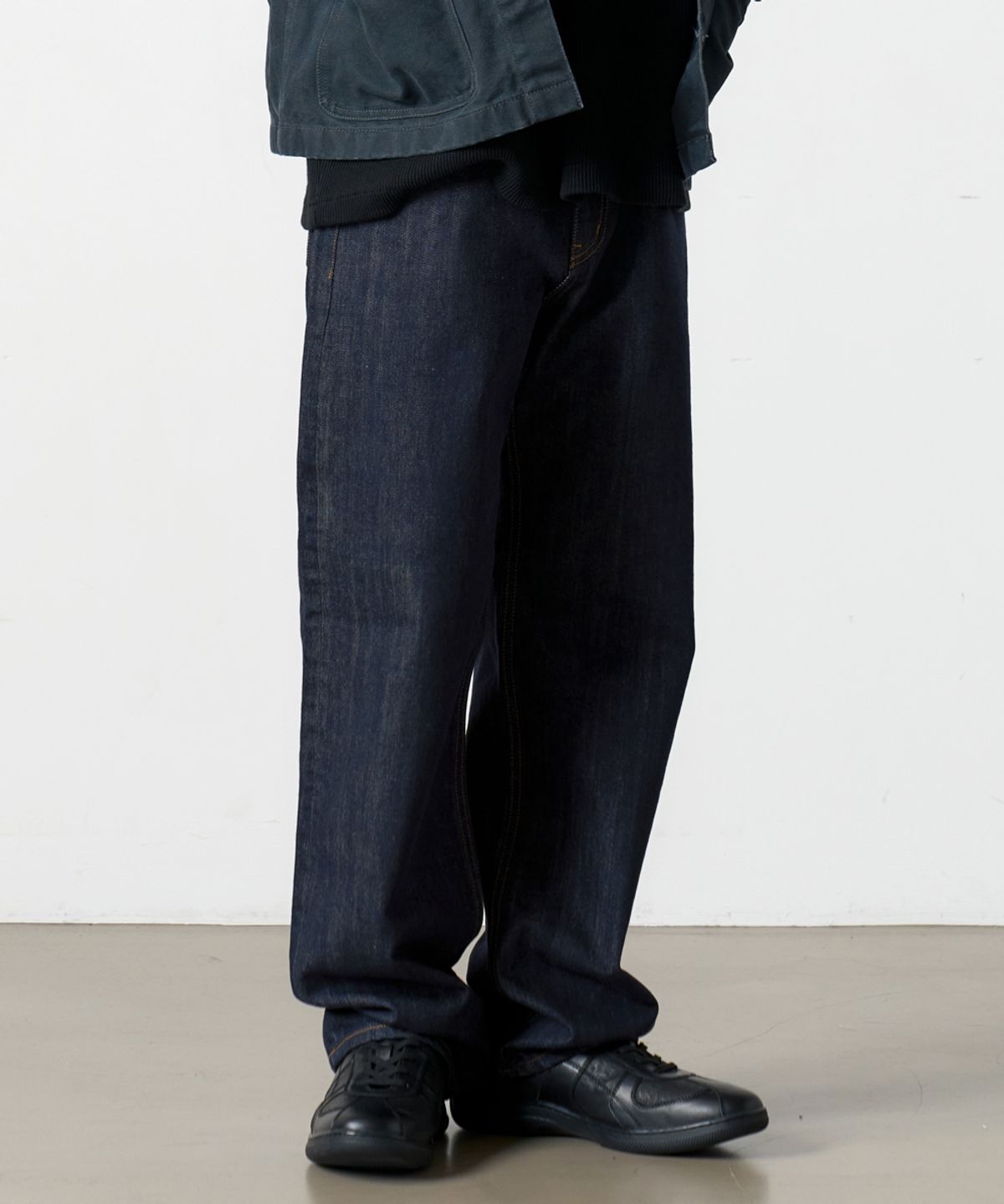 덴메이드(DENMADE) DEN0161 Non-Fade Selvedge Wide Fit (Indigo)