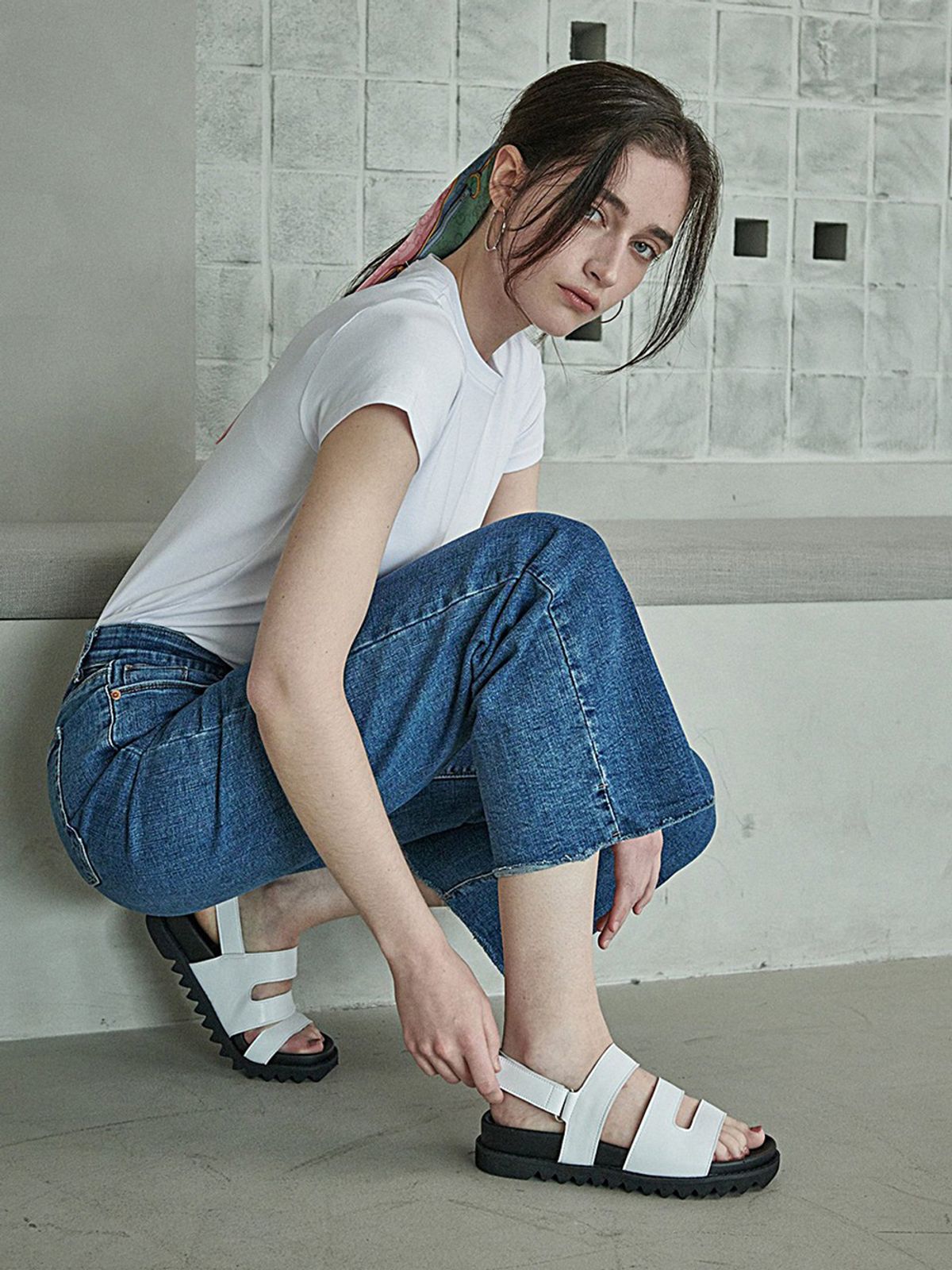 모이지(MOIJI) EO2628 Milan Velcro Sandals