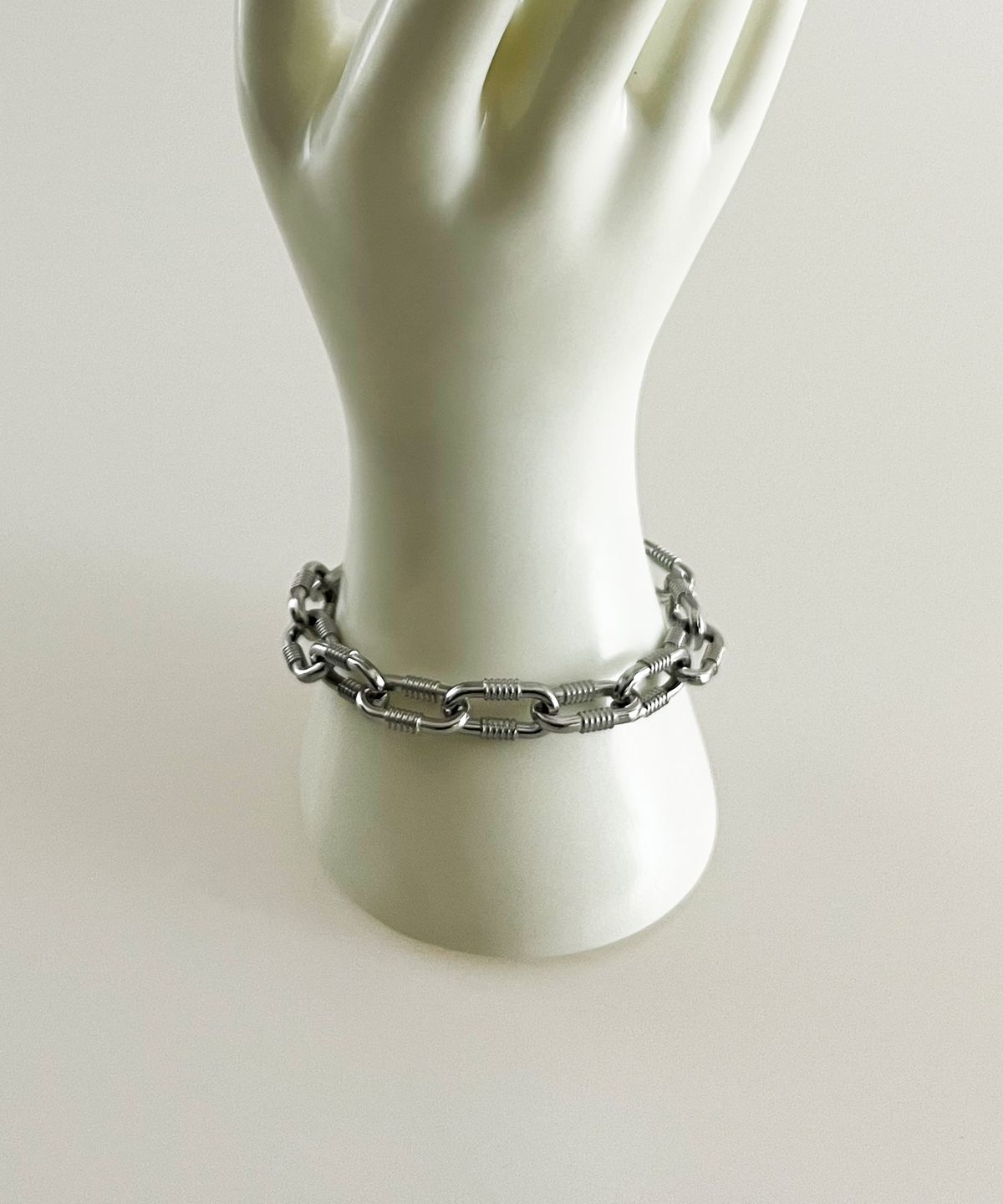 섹스토(SEXTO) [팔찌][써지컬스틸]2.6X16 O Chain bracelet Silver