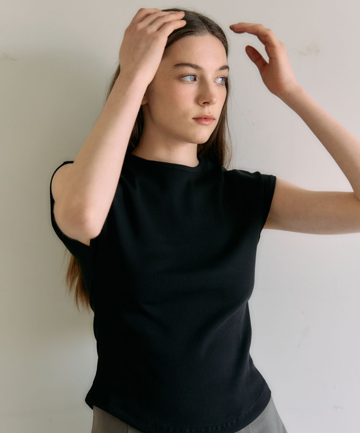 엘리오티(ELLIOTI) Noa Cap Sleeve Ts_6Color