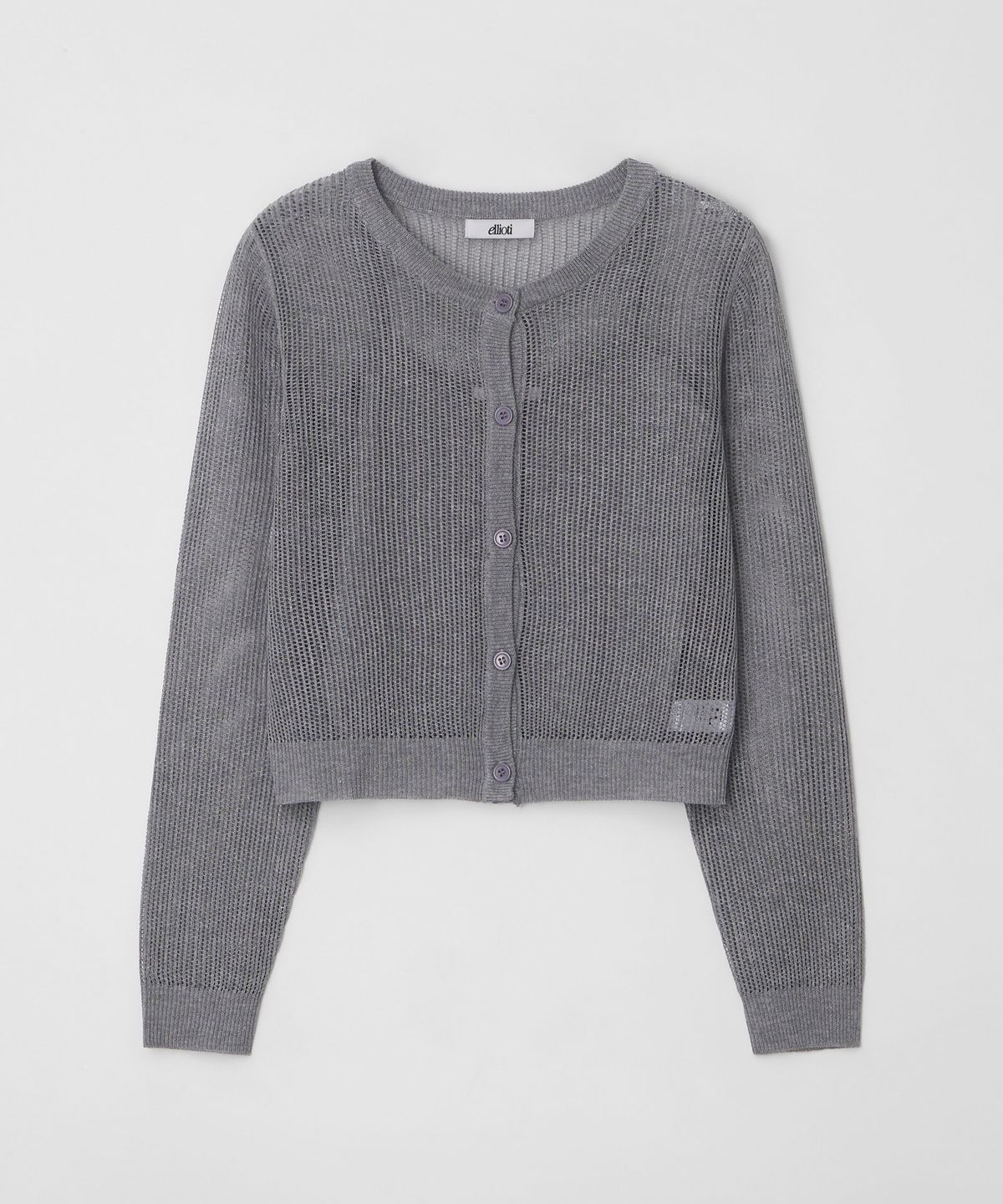 엘리오티(ELLIOTI) Lumi Set-up Croshe Cardigan_3Color