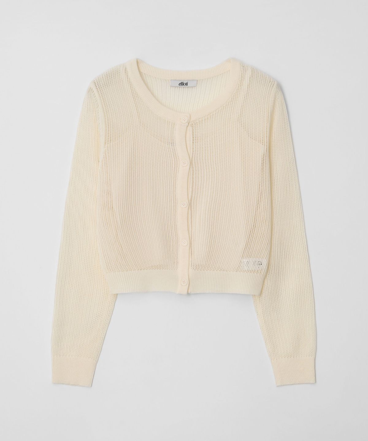 엘리오티(ELLIOTI) Lumi Set-up Croshe Cardigan_3Color