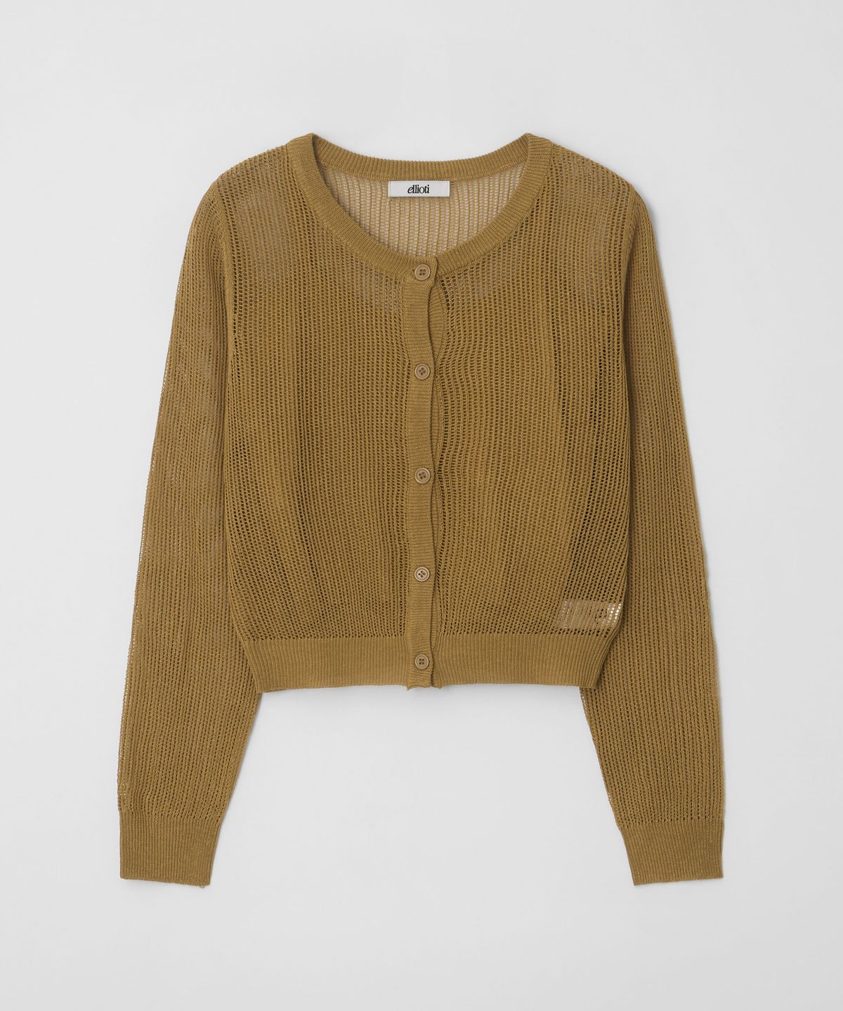 엘리오티(ELLIOTI) Lumi Set-up Croshe Cardigan_3Color
