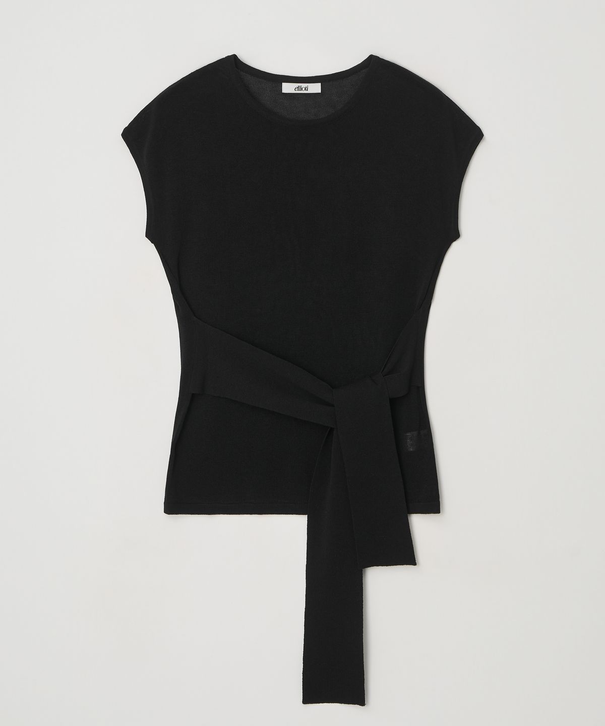 엘리오티(ELLIOTI) Neris Wrap Knit Half Ts_3Color