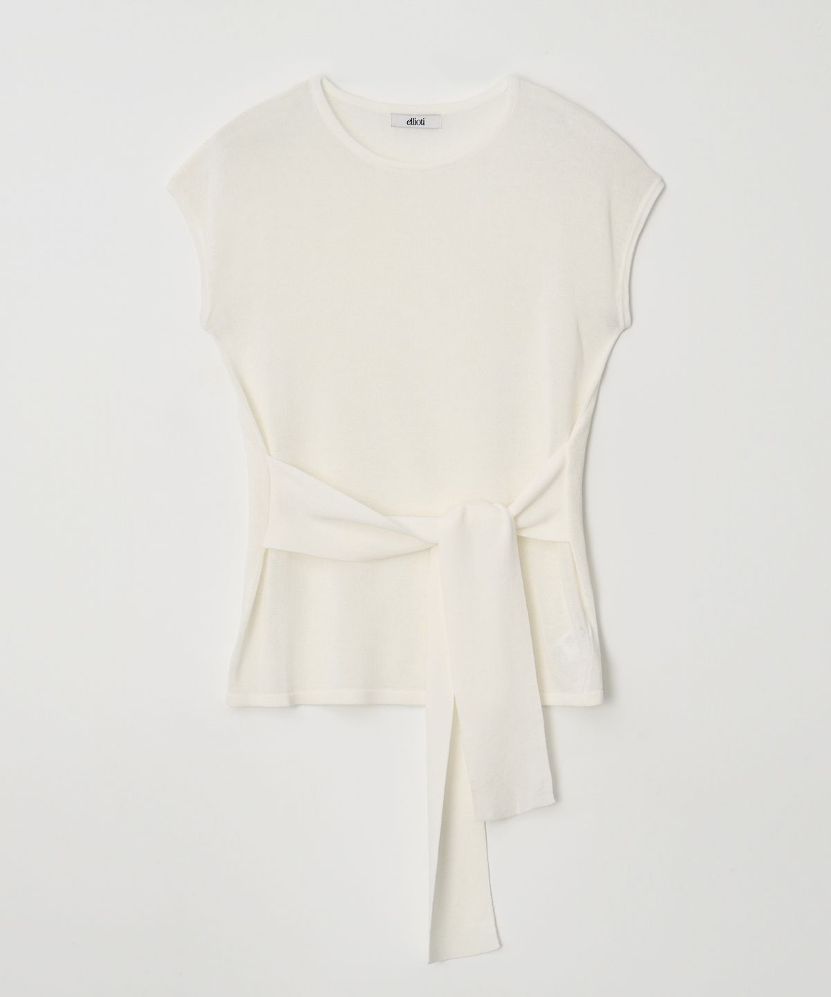 엘리오티(ELLIOTI) Neris Wrap Knit Half Ts_3Color
