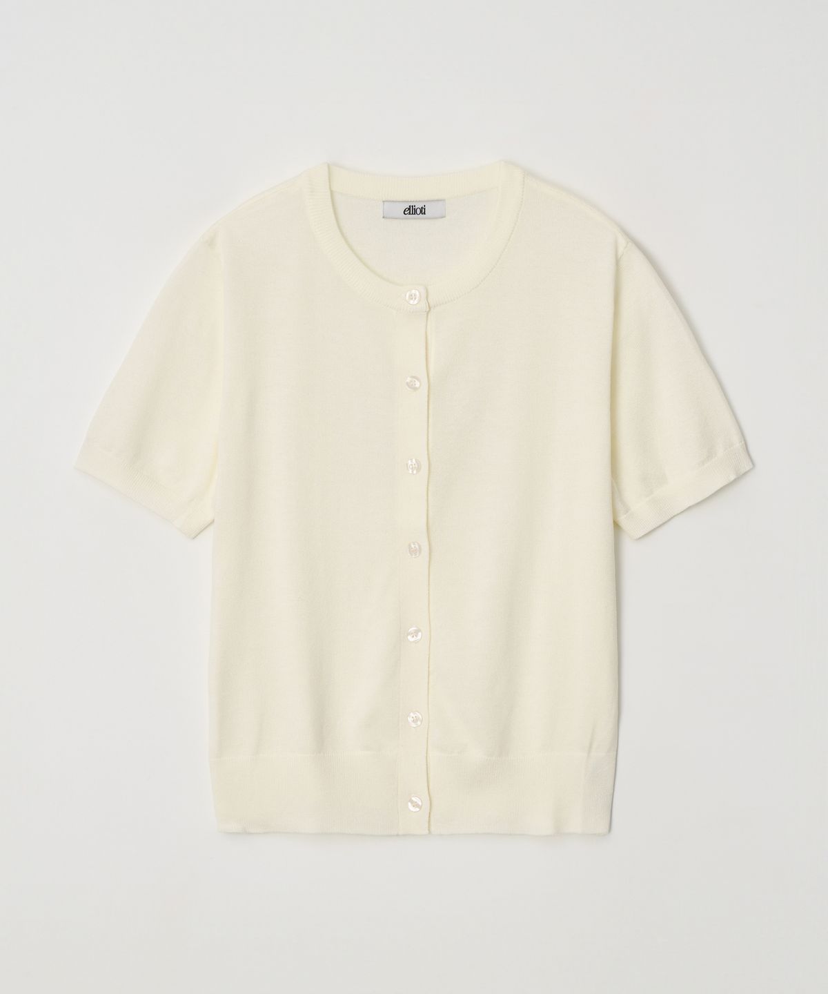 엘리오티(ELLIOTI) Pera Set-up Half Knit Ts_3Color