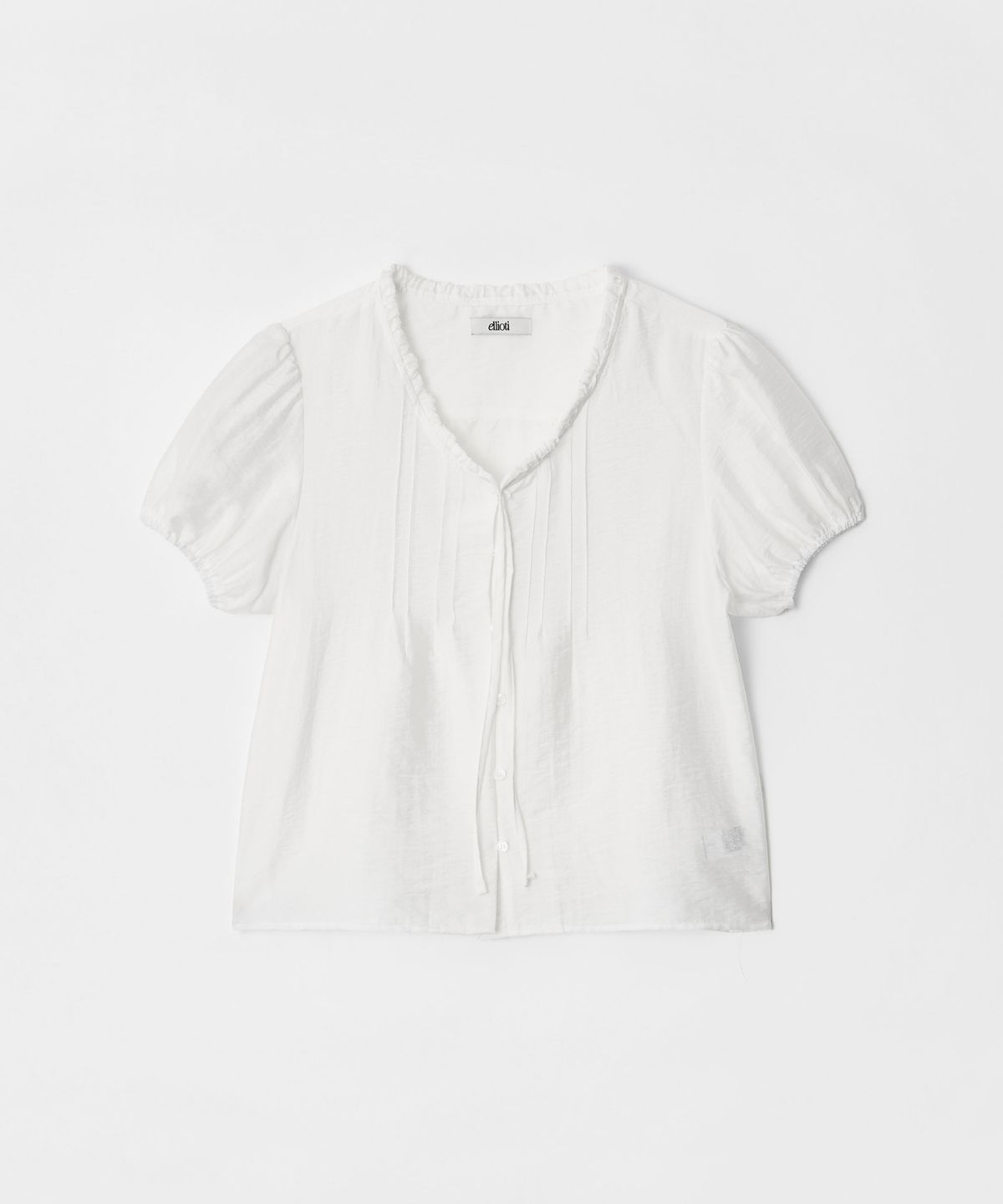 엘리오티(ELLIOTI) Deline Sheer Blouse_3Color