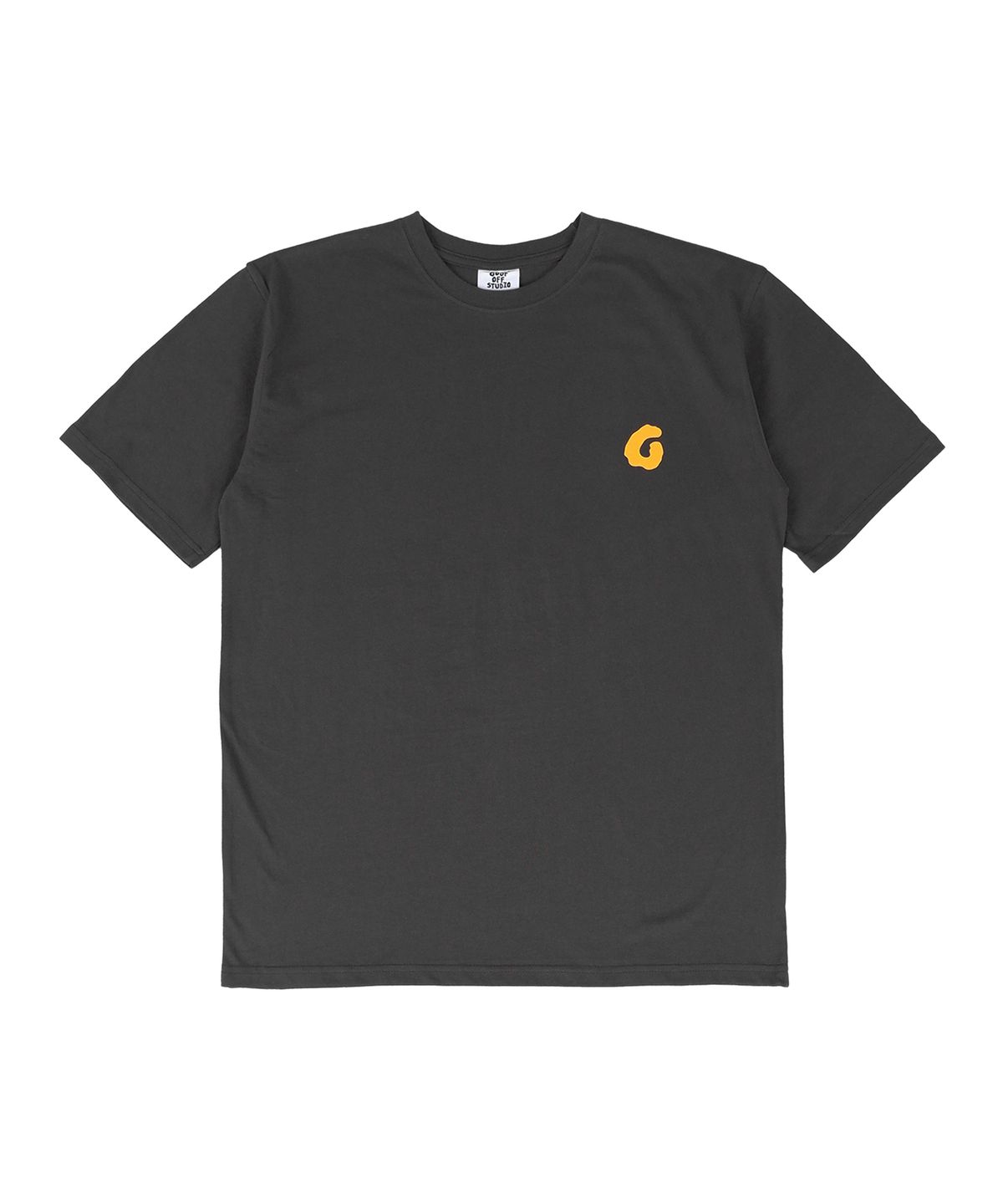 구프오프스튜디오(GOOFOFFSTUDIO) GOFS 메인 로고 티셔츠 챠콜