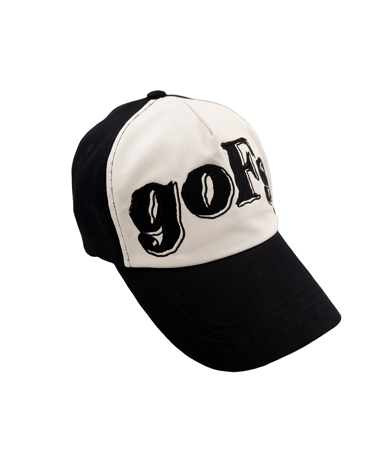 구프오프스튜디오(GOOFOFFSTUDIO) GOFS 로고 캡 - 블랙