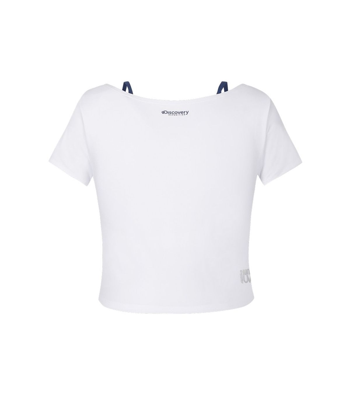디스커버리 익스페디션(DISCOVERY EXPEDITION) 여성 반팔 크롭 래쉬가드 (WHITE)