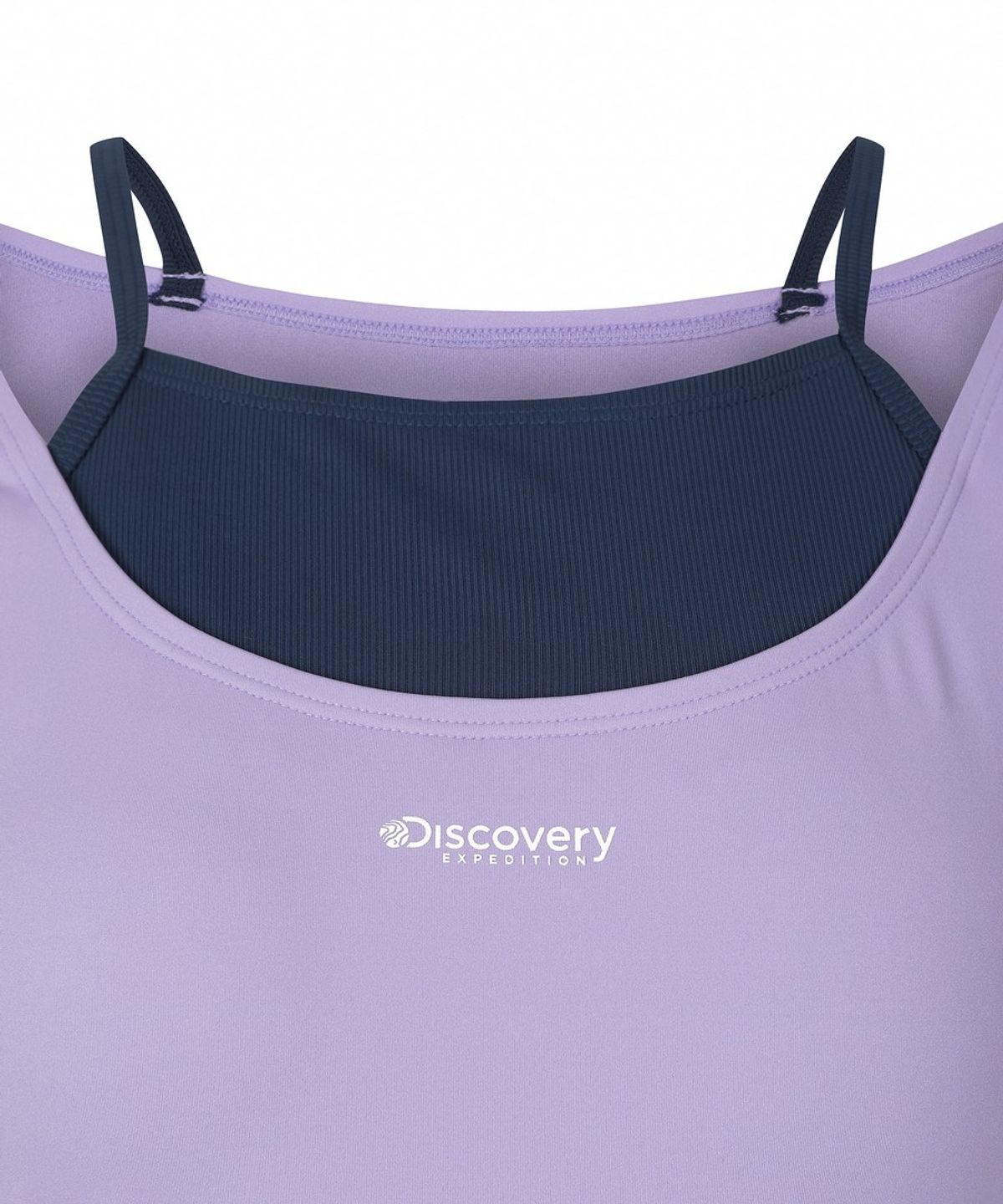 디스커버리 익스페디션(DISCOVERY EXPEDITION) 여성 반팔 크롭 래쉬가드 (L.VIOLET)