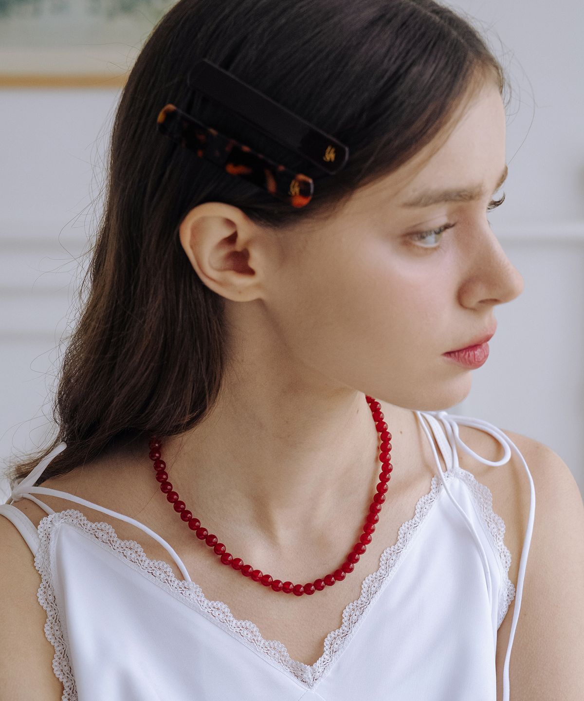 하스(HAS) HMS012 Color Beads Necklace