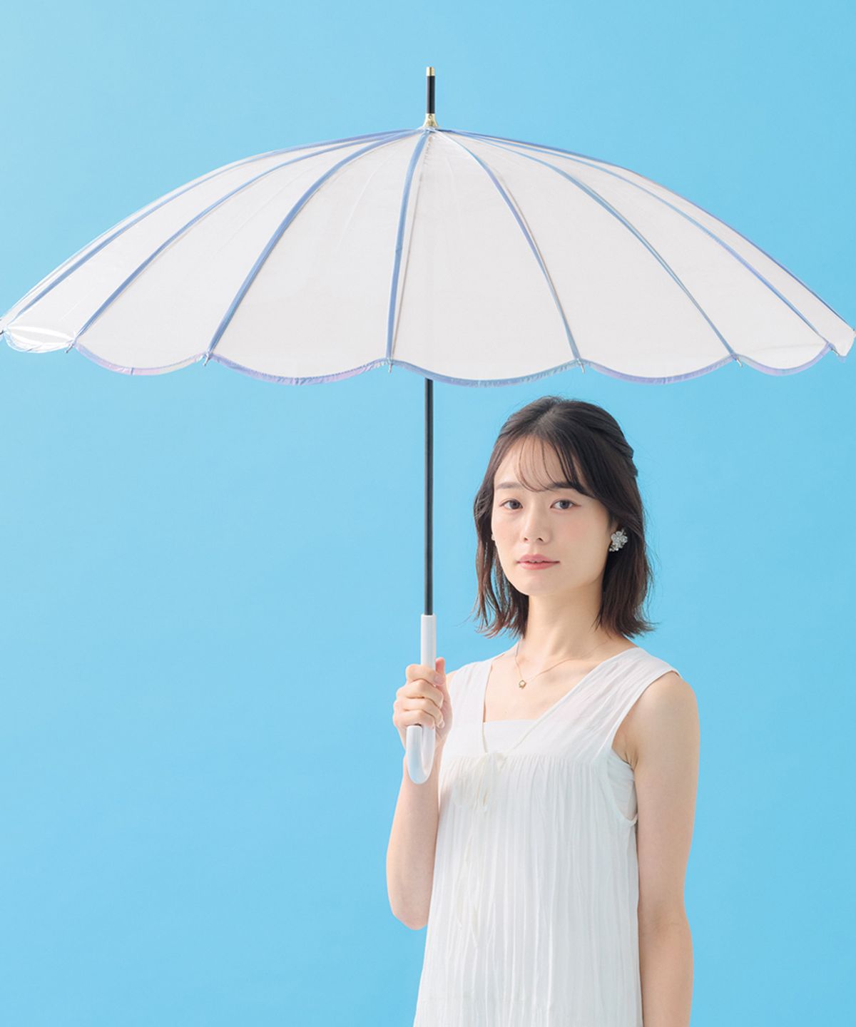 더블유피씨(W.P.C) Wpc.우산 머메이드 비닐 장우산 PT-072-001