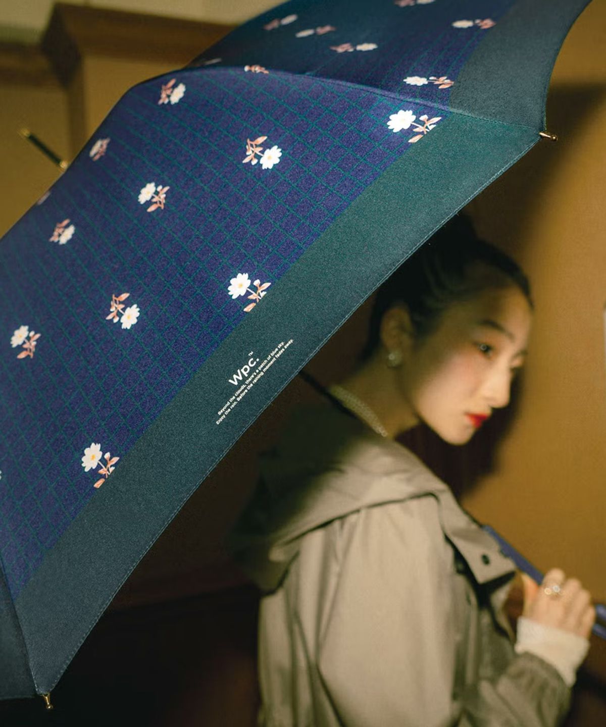 더블유피씨(W.P.C) Wpc.우산 플레이드 플라워 장우산 7852-05-001
