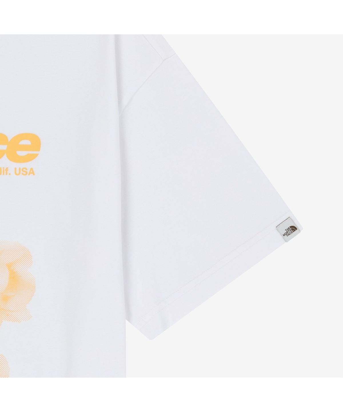 노스페이스(THE NORTH FACE) NT7US07K 와일드플라워 반팔 티 WHITE