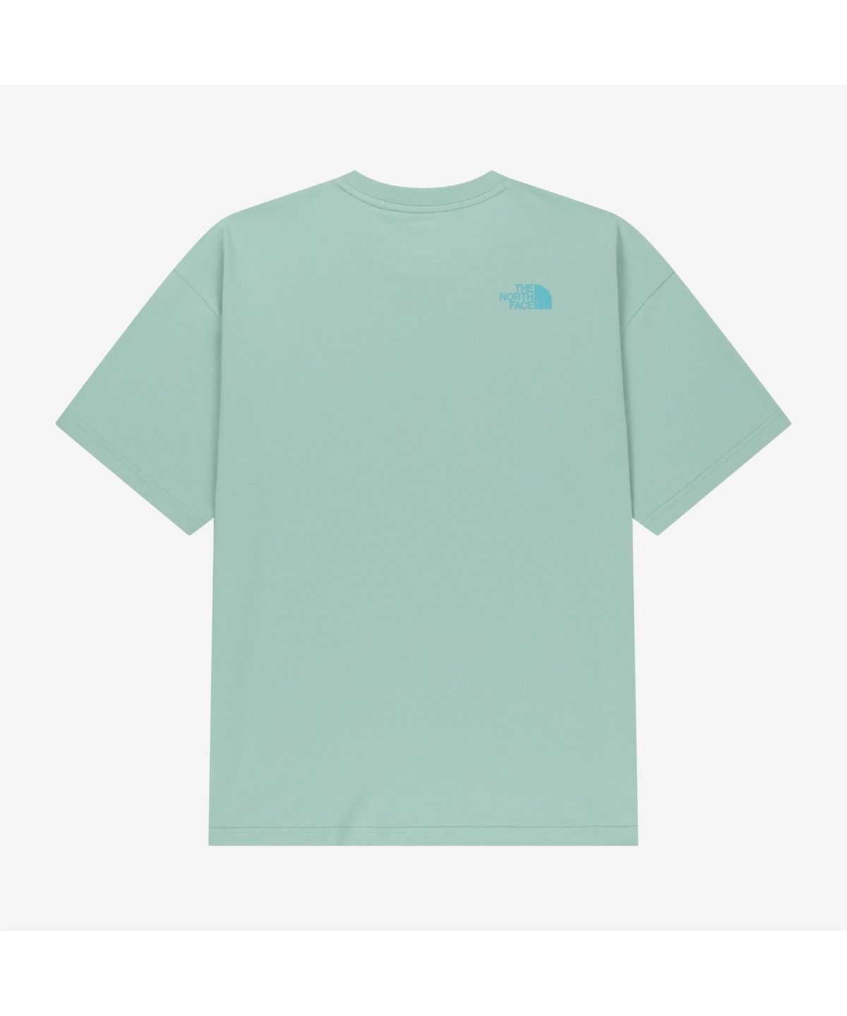 노스페이스(THE NORTH FACE) NT7US07M 와일드플라워 반팔 티 PASTEL TURQUOISE
