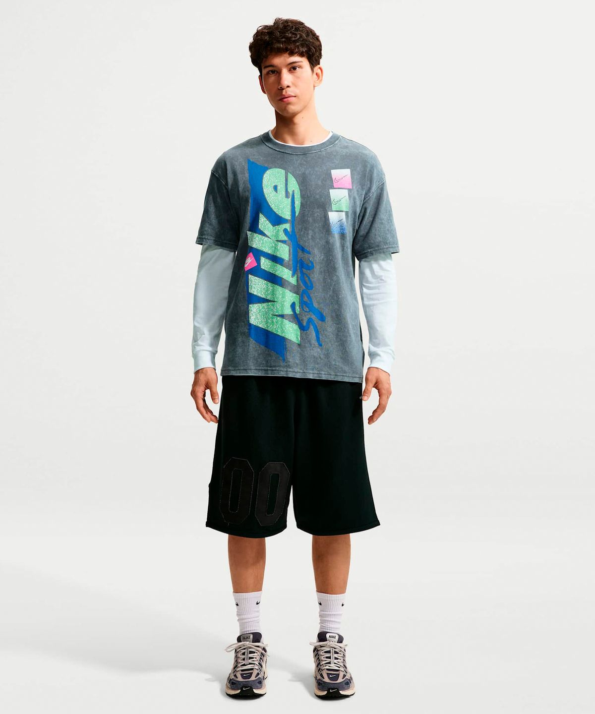 나이키(NIKE) 스포츠웨어 맥스90 티셔츠 M - 앤트러사이트 / HV9806-060